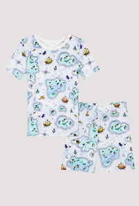 Treasure Hunt Short Sleeve Stretch Jersey Kids Short Pj Set