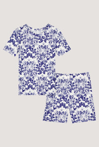 Under The Sea Short Sleeve Stretch Jersey Kids Short Pj Set