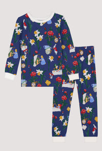 A Alice's Adventures Long Sleeve Stretch Jersey Kids Pj Set