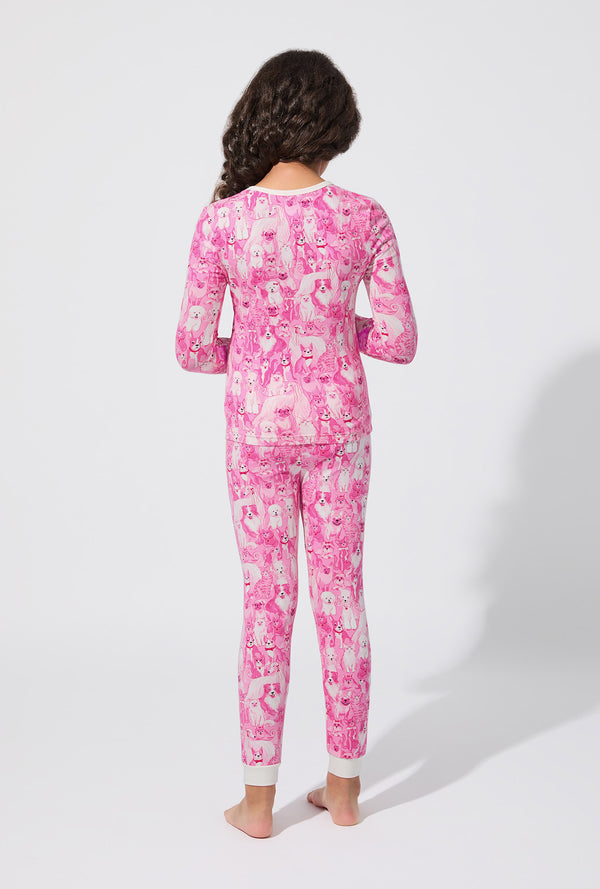 Playshoes Schlafanzug Single-Jersey Pferde Deux pièces Pyjama Fille