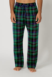 A Man wearing Winter Plaid Men's Woven Portuguese Flannel Pj Pant