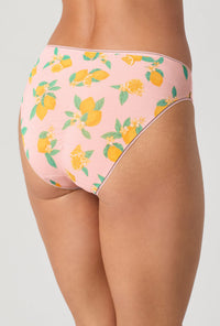 Lemon Sorbet Stretch Jersey Bikini Underwear