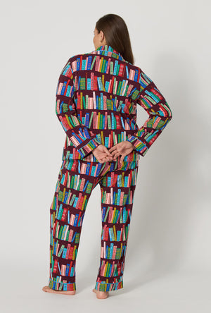 Rifle Paper Co. x BedHead PJs Book Club Long Sleeve Classic Stretch Jersey Pj Set