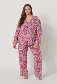 Rifle Paper Co. x BedHead PJs Gracie Long Sleeve Classic Stretch Jersey Pj Set