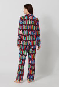 Rifle Paper Co. x BedHead PJs Book Club Long Sleeve Classic Stretch Jersey Pj Set