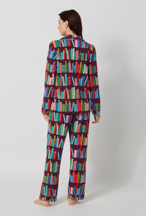 Rifle Paper Co. x BedHead PJs Book Club Long Sleeve Classic Stretch Jersey Pj Set