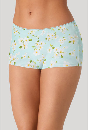 A lady wearing Magnolia Breeze Stretch Jersey Boyshort Underwear