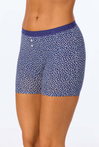 A lady wearing Love Is All You Need Stretch Jersey Boxer Short