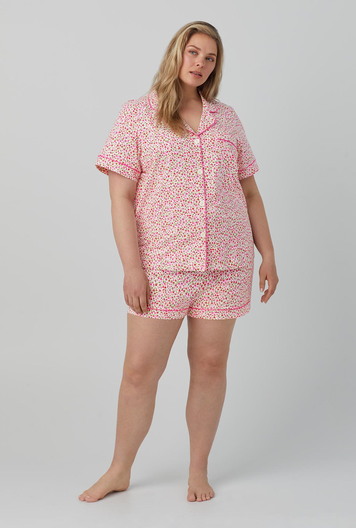 Plus size sleepwear deals short sets