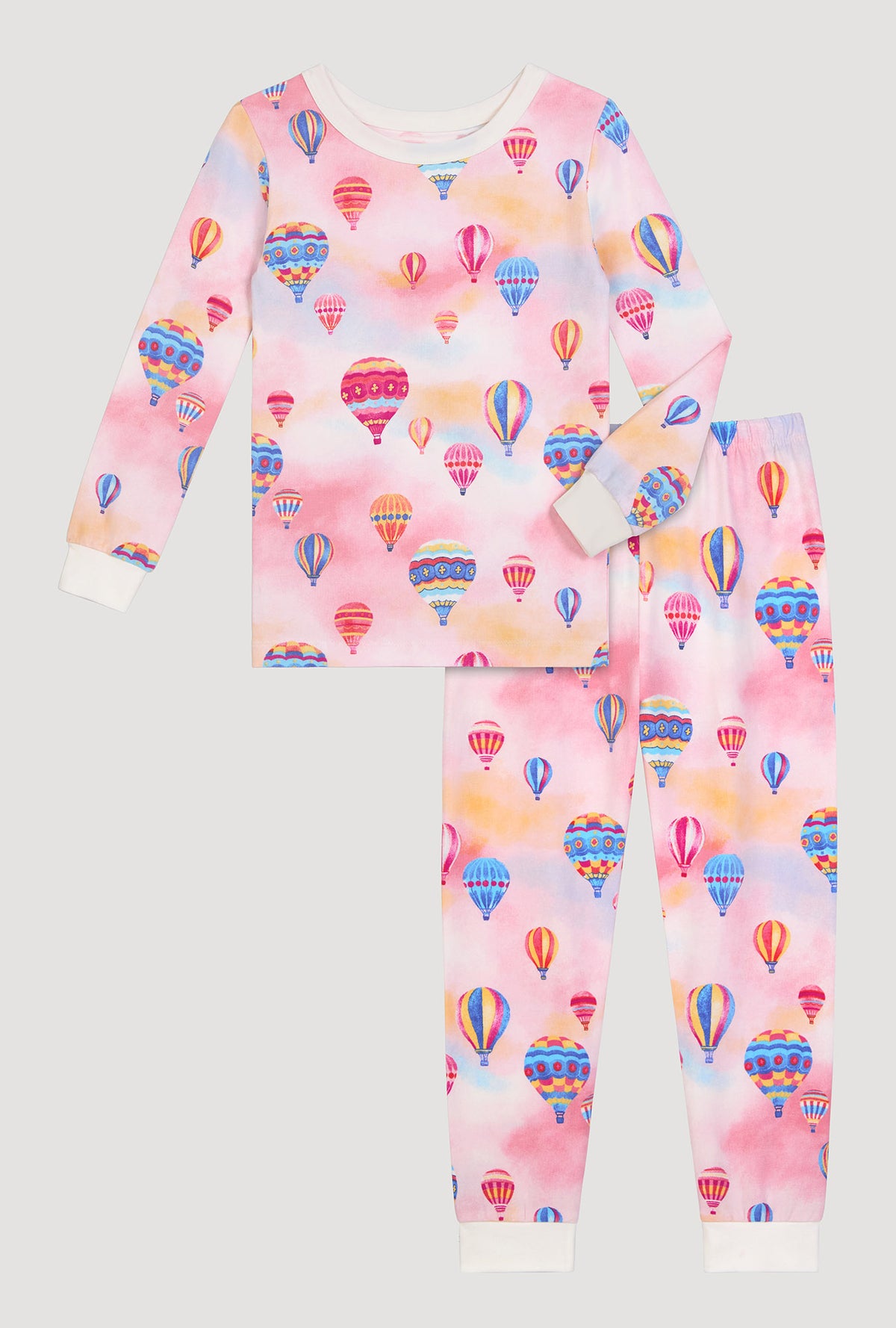 A Serene Sunrise Long Sleeve Stretch Jersey Kids Pj Set