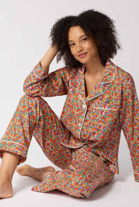 Nell, Annie, & May Long Sleeve Classic Woven Tana Lawn® Pj Set Made With Liberty Fabrics