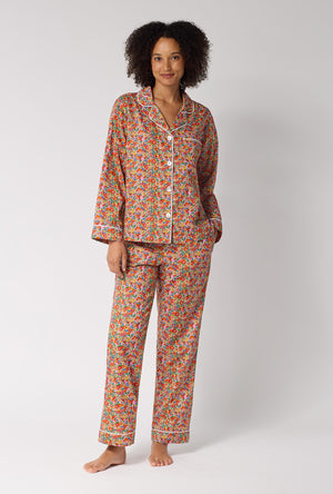 Nell, Annie, & May Long Sleeve Classic Woven Tana Lawn® Pj Set Made With Liberty Fabrics