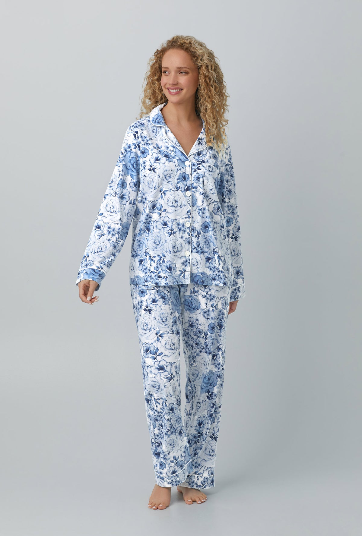 BedHead Pajamas Long Sleeve Buffalo Plaid Classic Woven Cotton