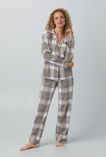 Vintage Plaid Men's Woven Cotton Portuguese Flannel Pant - Bedhead Pajamas