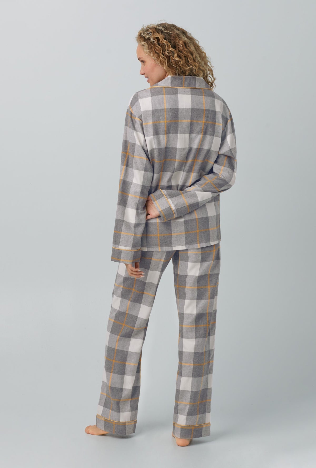 Vintage Plaid Long Sleeve Classic Woven Cotton Portuguese Flannel PJ S -  Bedhead Pajamas