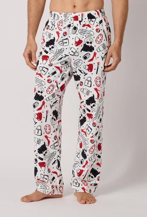 A man wearing Devil Wears Prada  Men's Stretch Jersey Pj Pant