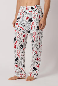 A man wearing Devil Wears Prada Men's Stretch Jersey Pj Pant side look