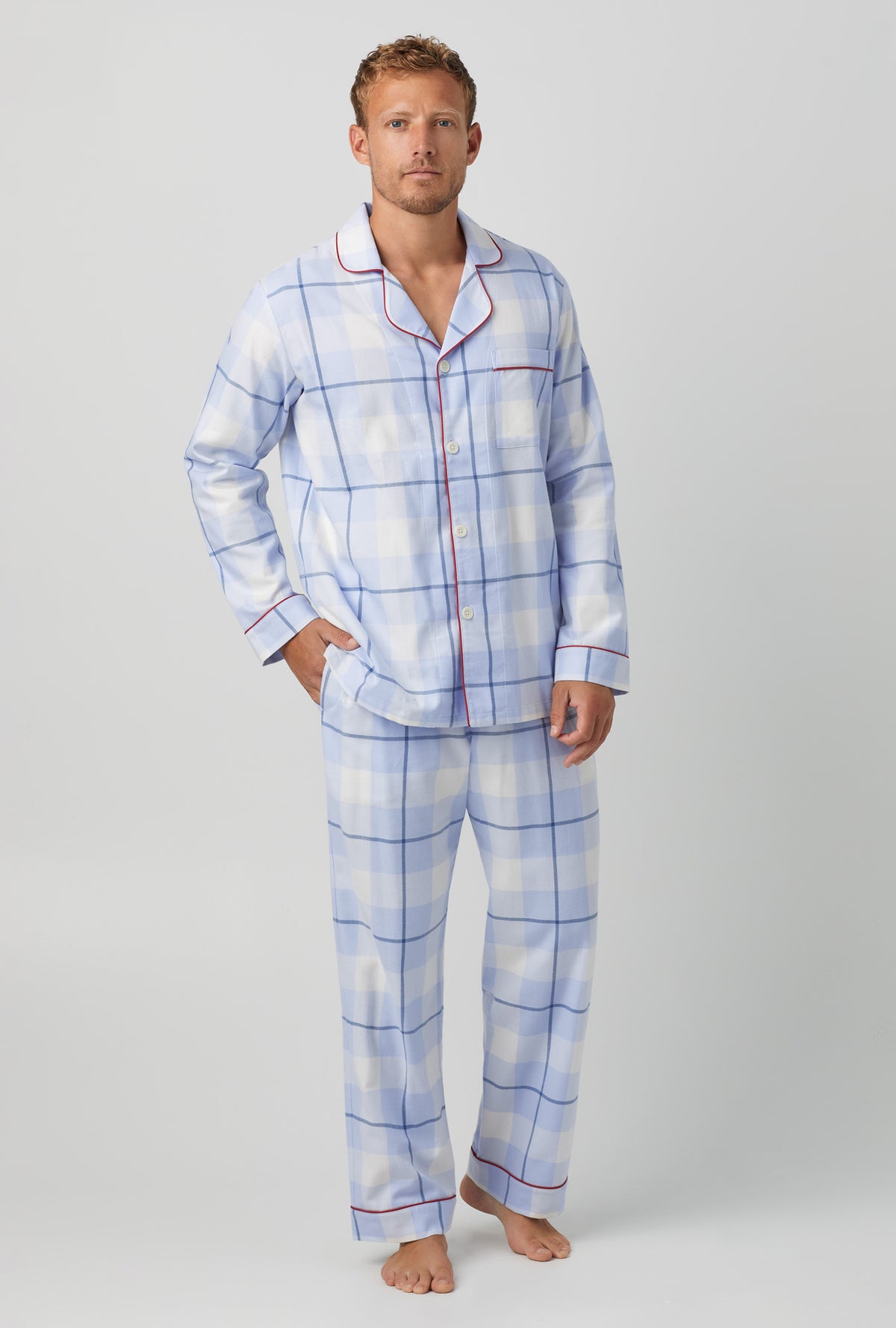 Orton Family Plaid Portuguese Flannel Pajama Set  Flannel pajama sets,  Mens flannel pajamas, Flannel pajamas