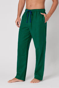 A man wearing Jack Gingham Men's Woven Portuguese Flannel Pj Pant side view