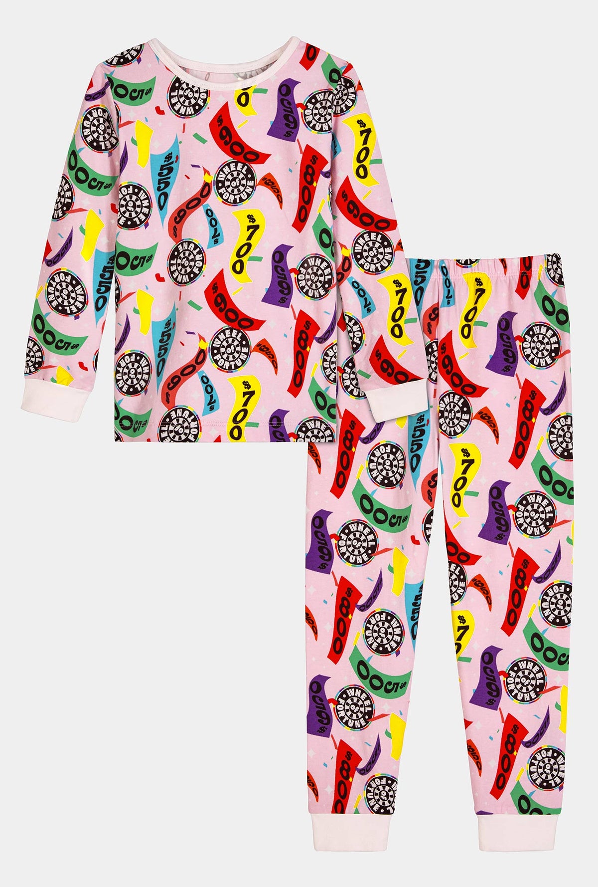 A  Spin To Win Long Sleeve Stretch Jersey Kids Pj Set