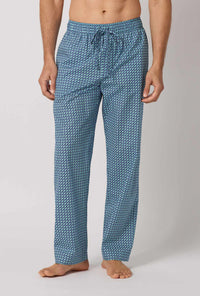 A man wearing Sebastian Men's Woven Tana Lawn® Pj Pant Made With Liberty Fabrics
