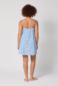 A lady wearing Something Blue Stretch Jersey Chemise