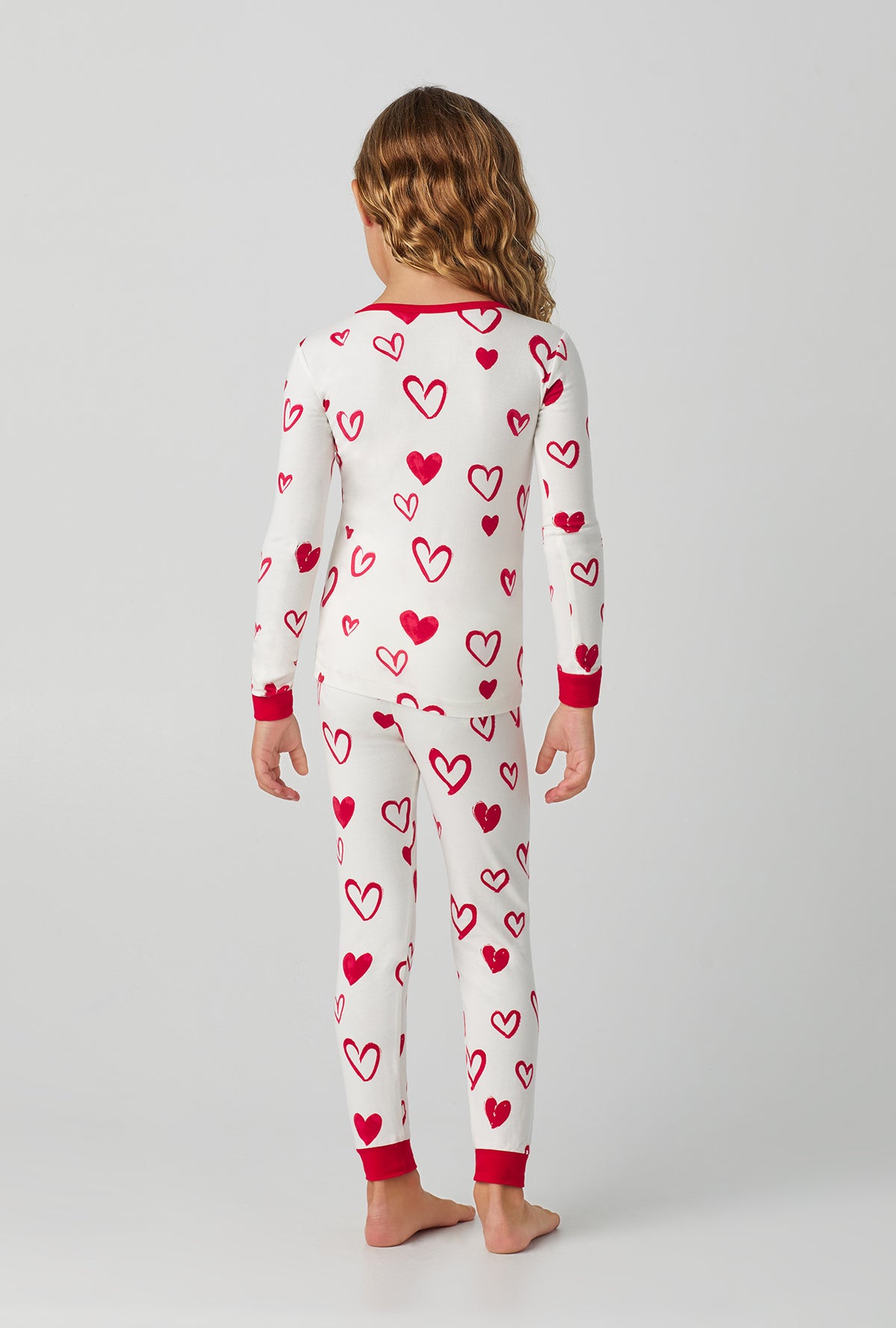 Love is in the Air Long Sleeve Stretch Jersey Kids PJ Set