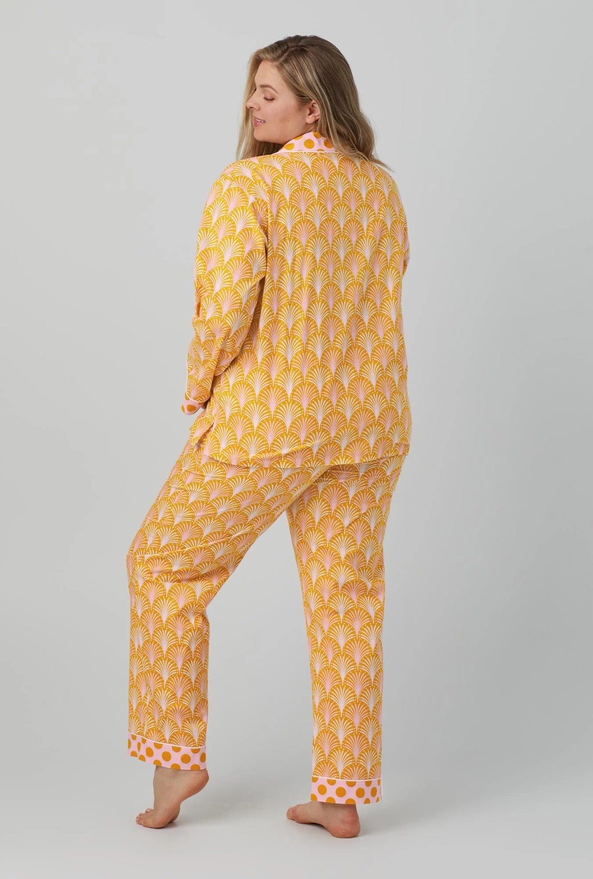 Suite Life Long Sleeve Classic Woven Cotton Poplin PJ Set