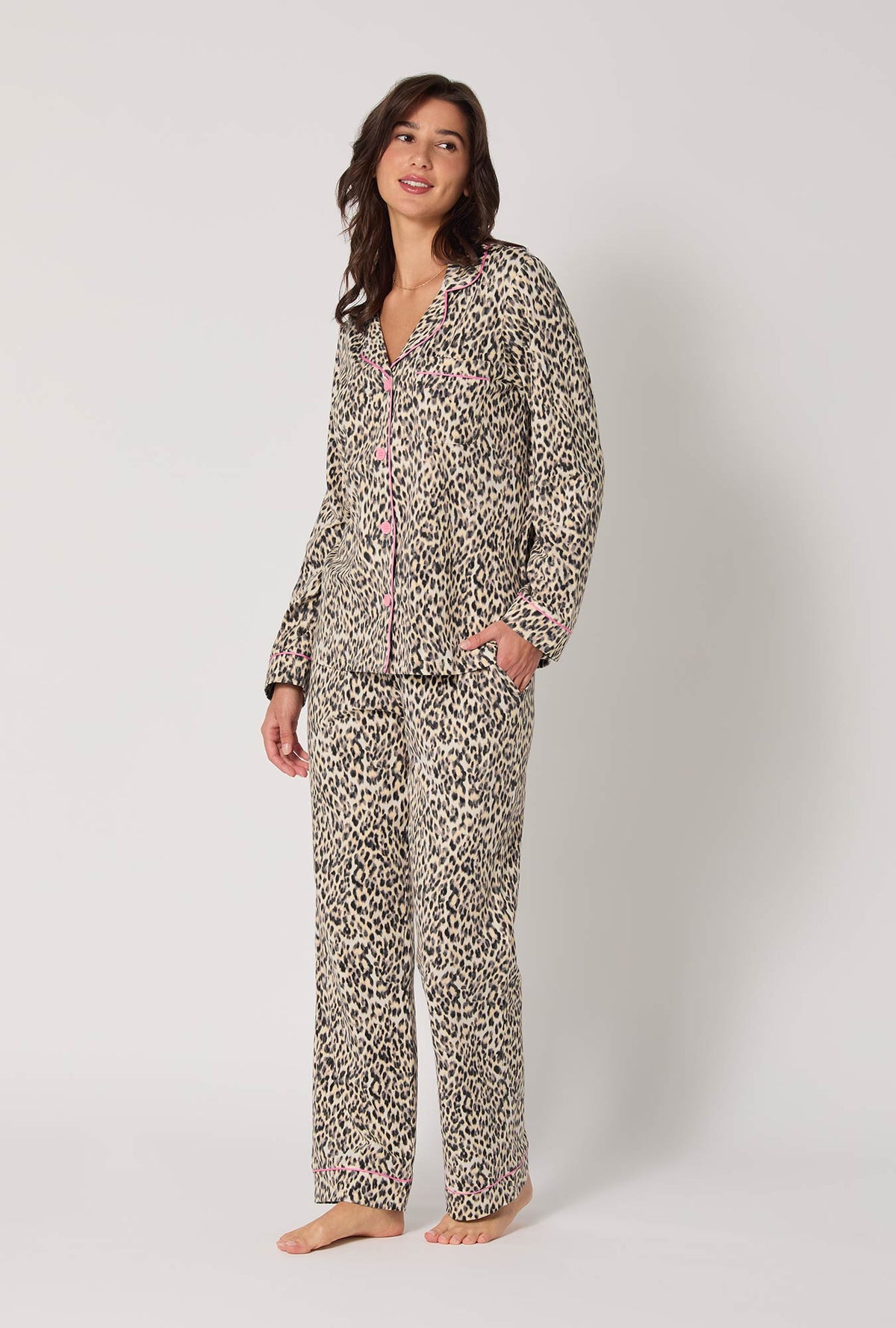 Wild Thing Long Sleeve Classic Stretch Jersey PJ Set - Bedhead Pajamas