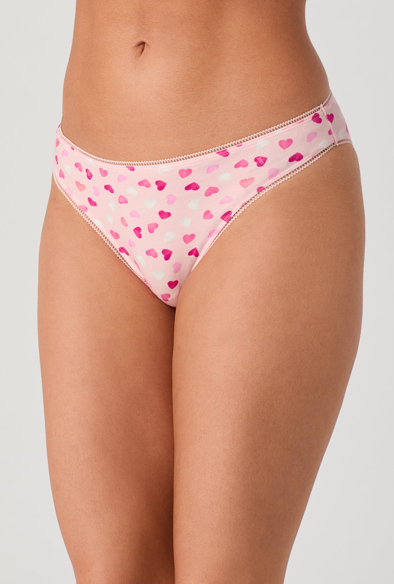 A lady wearing Sweethearts Stretch Jersey Bikini Underwear