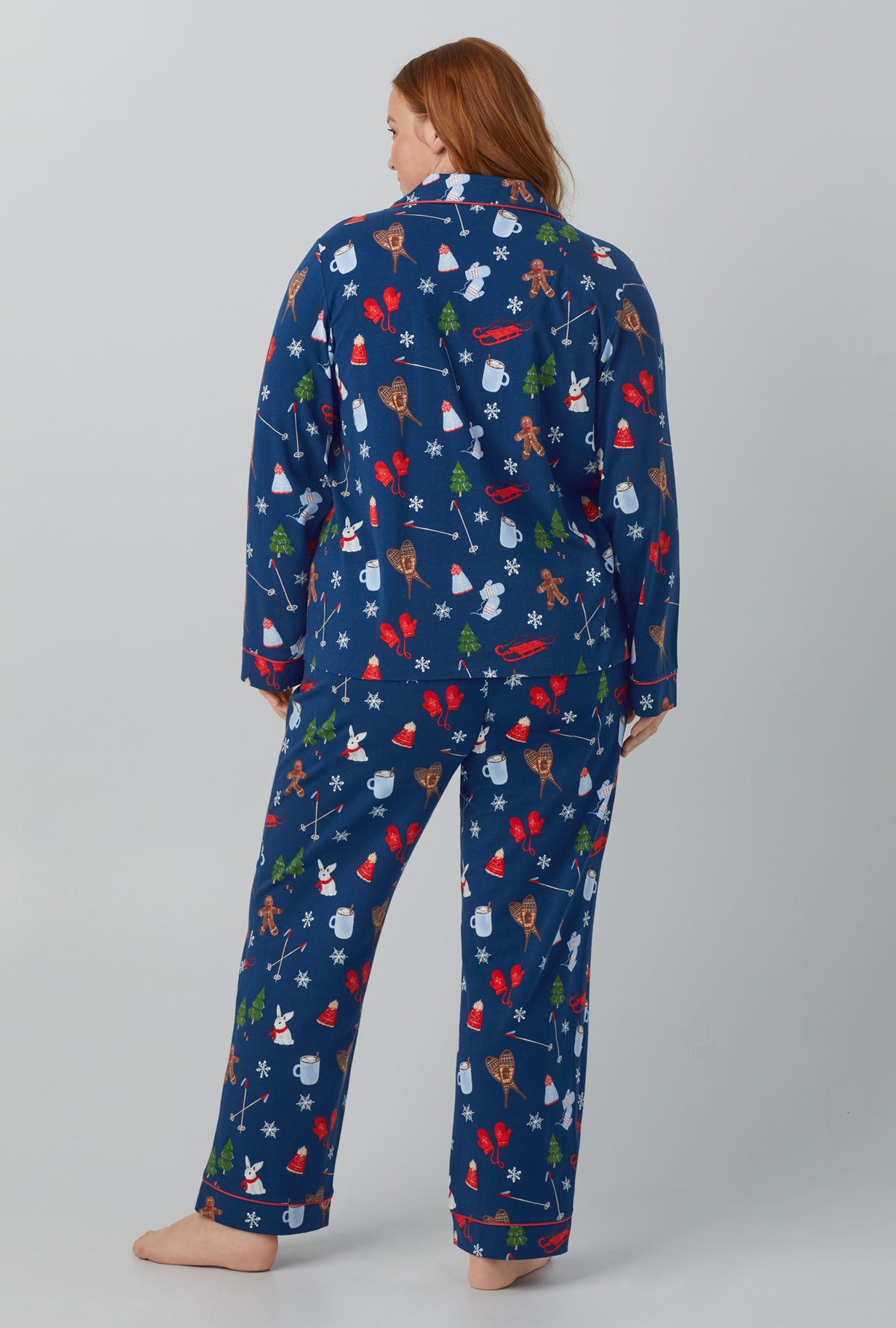 BedHead Pajamas Family Matching Seasonal Delight Jersey Knit Notch