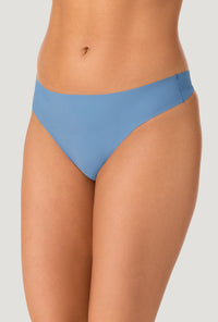 A lady wearing Country Blue Free Cut Micro Thong Underwear