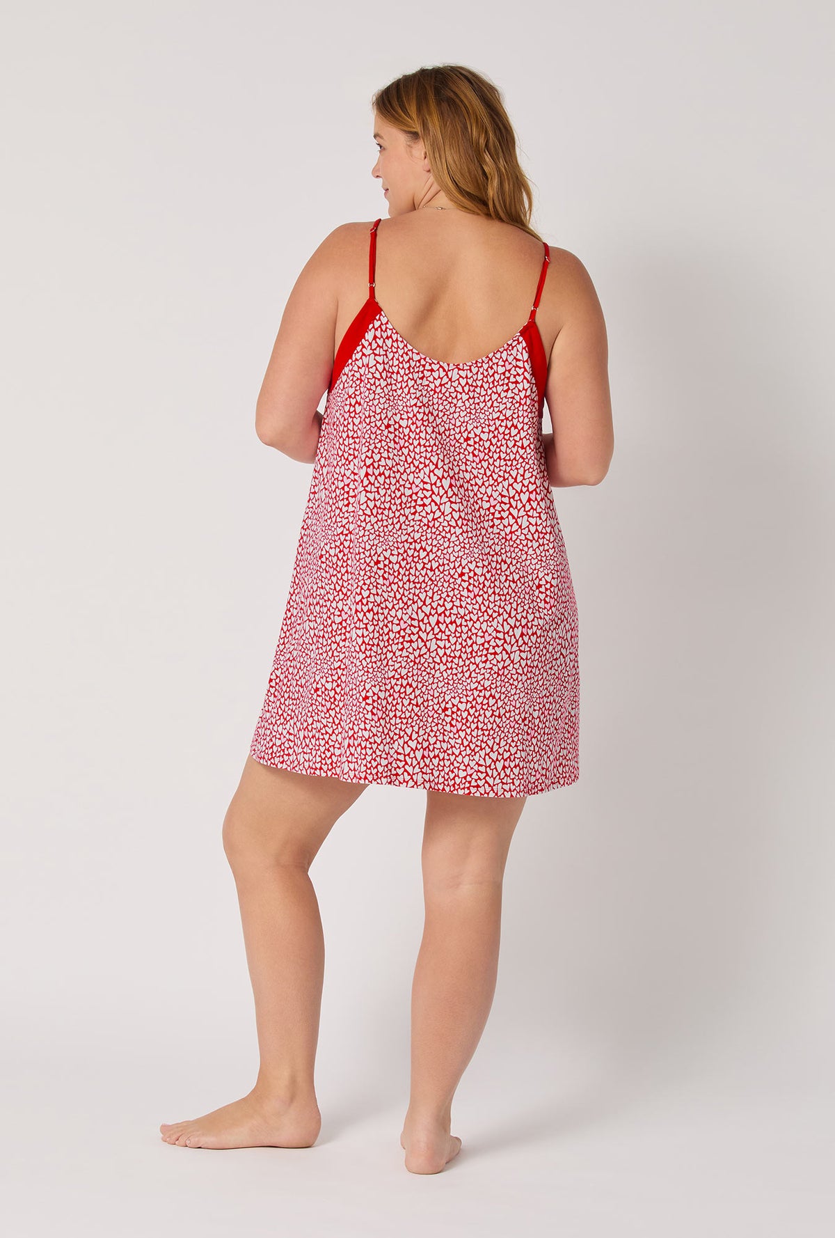 A lady wearing Bursting With Love Stretch Jersey Chemise