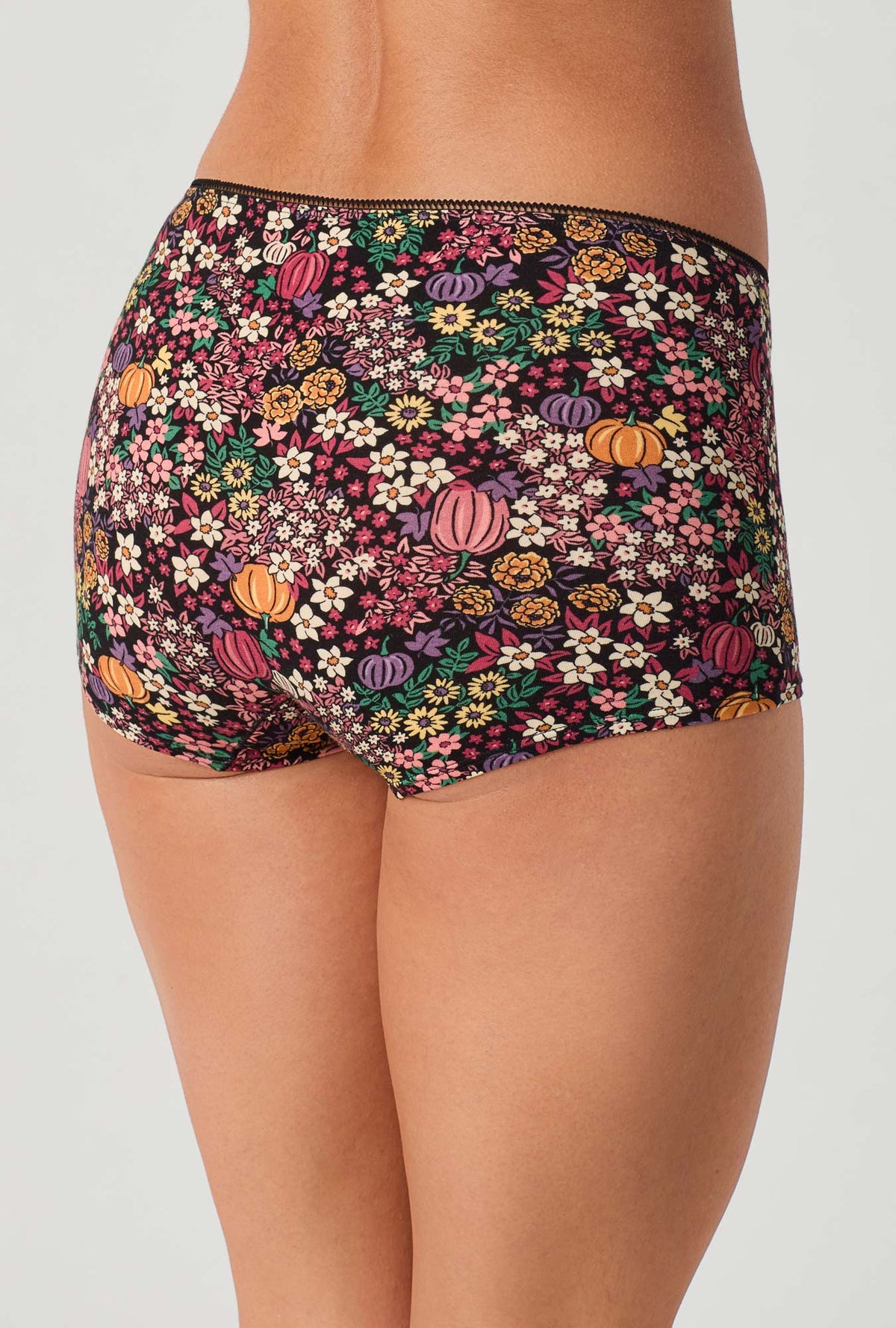 A lady wearing Game On Stretch Jersey Boyshort Underwear