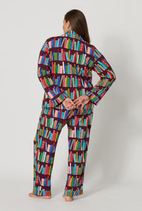 Rifle Paper Co. x BedHead PJs Book Club Long Sleeve Classic Stretch Jersey Pj Set