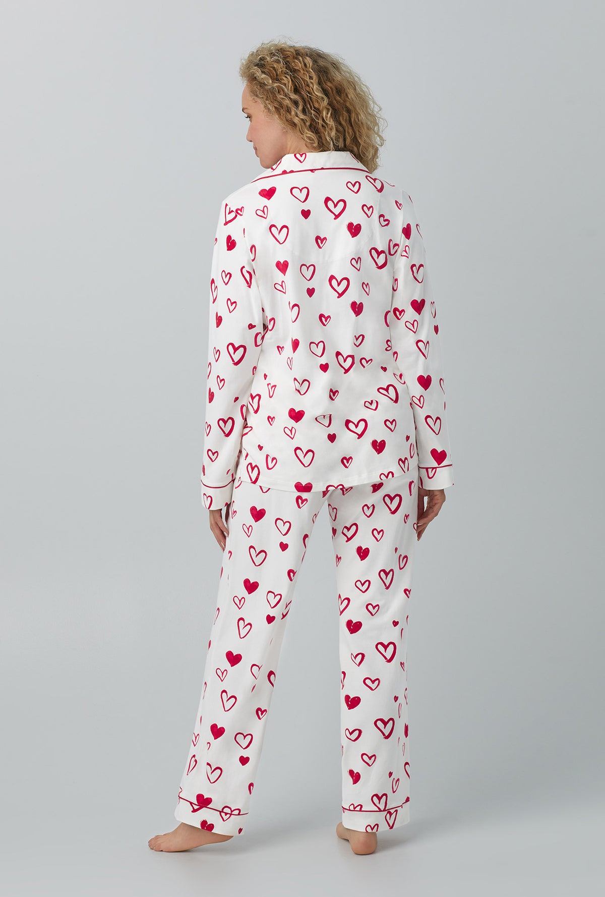 Love is in the Air Long Sleeve Classic Stretch Jersey PJ Set