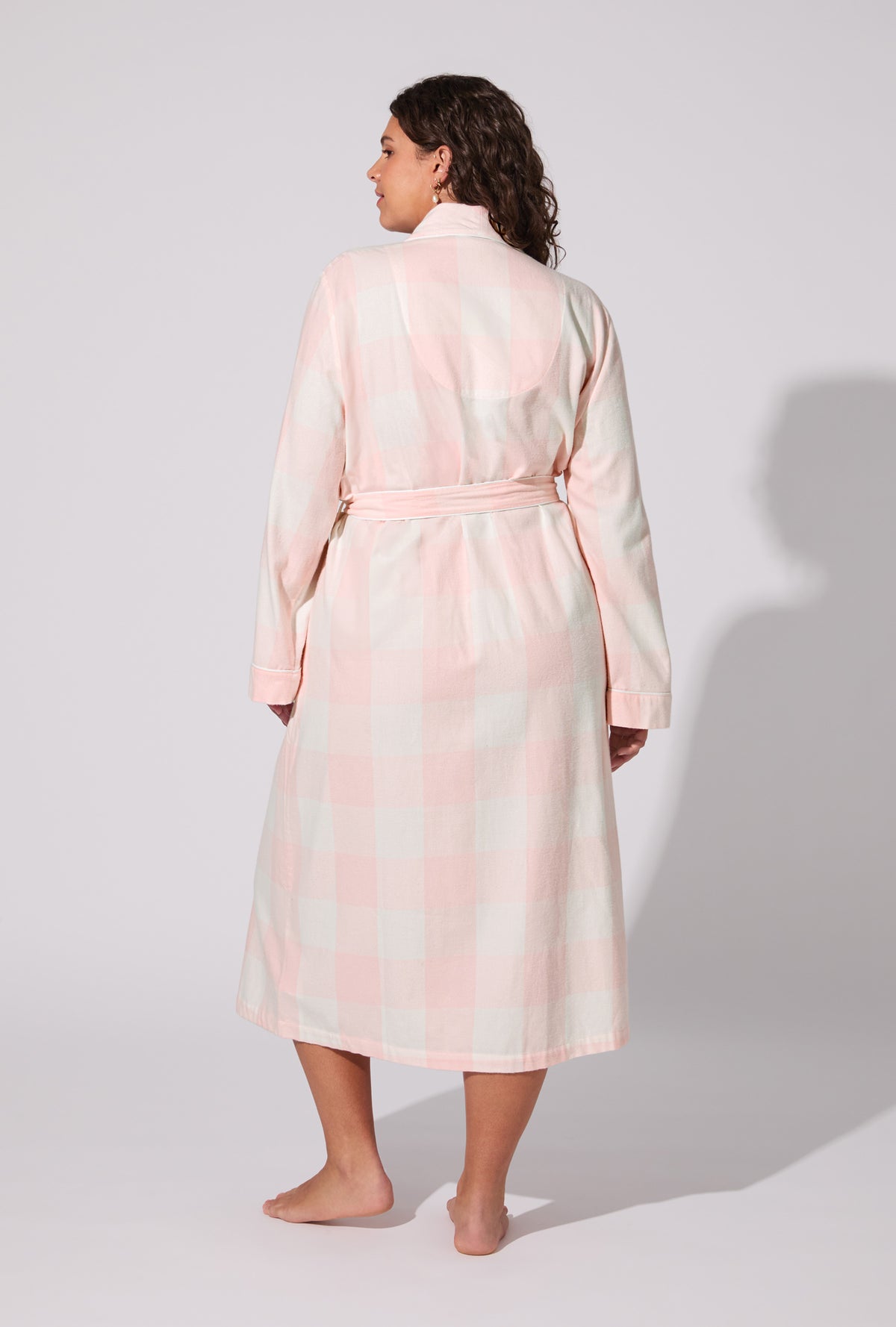 Checking In Unisex Classic Woven Cotton Portuguese Flannel Robe de Chambre