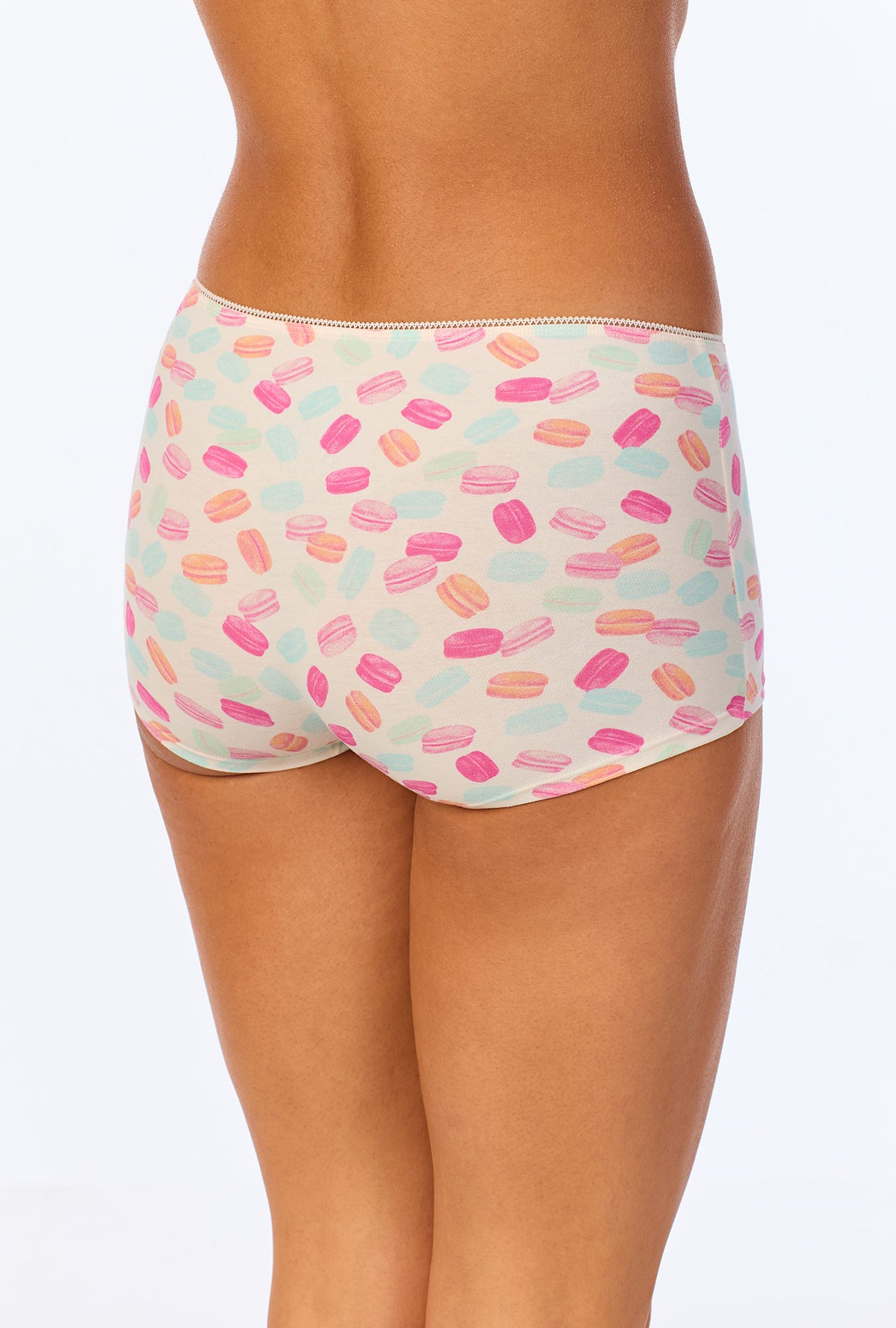 A lady wearing Treat Yourself Stretch Jersey Boyshort Underwear