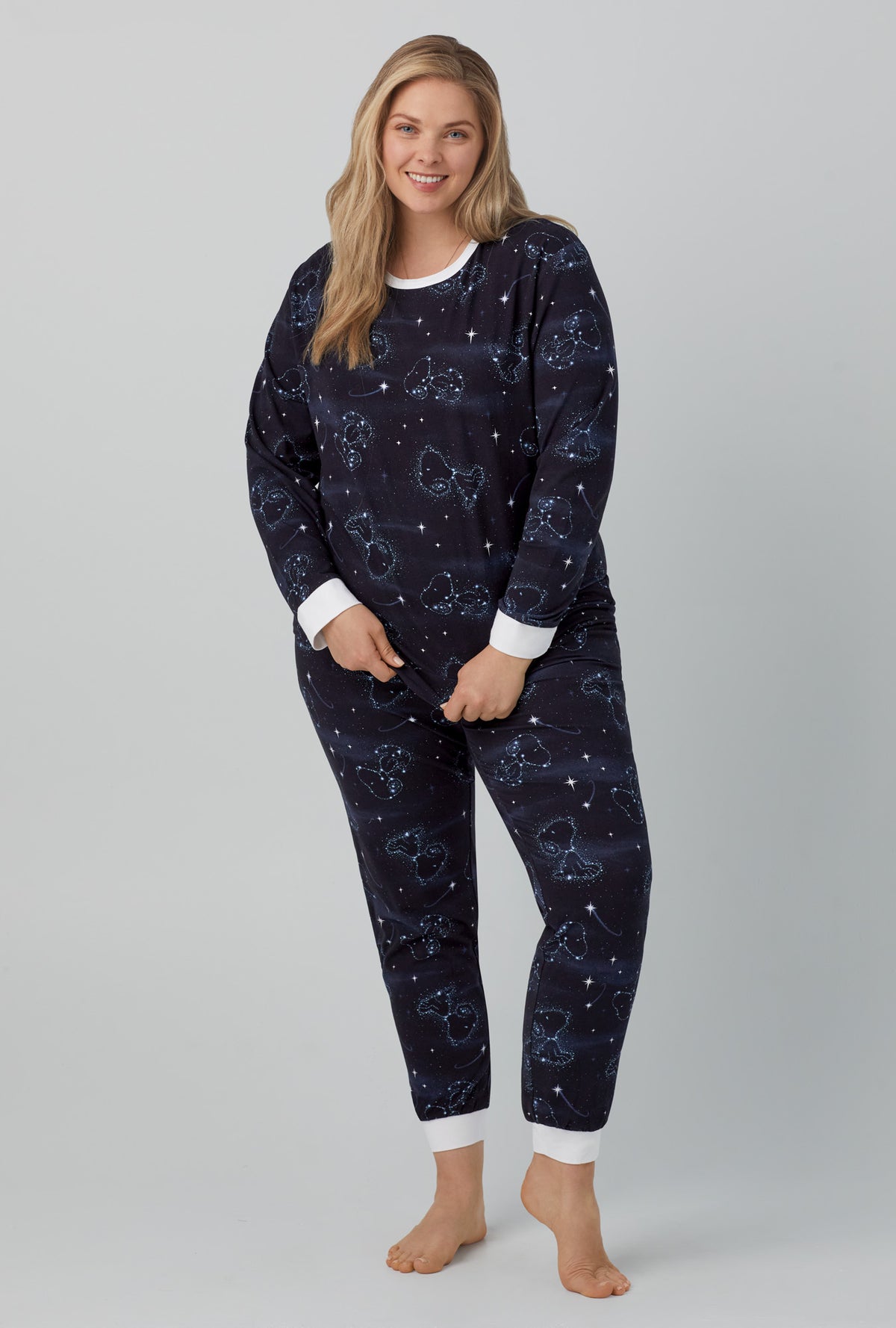 Starry Night Printed Women's and Women's Plus Sleep Pants