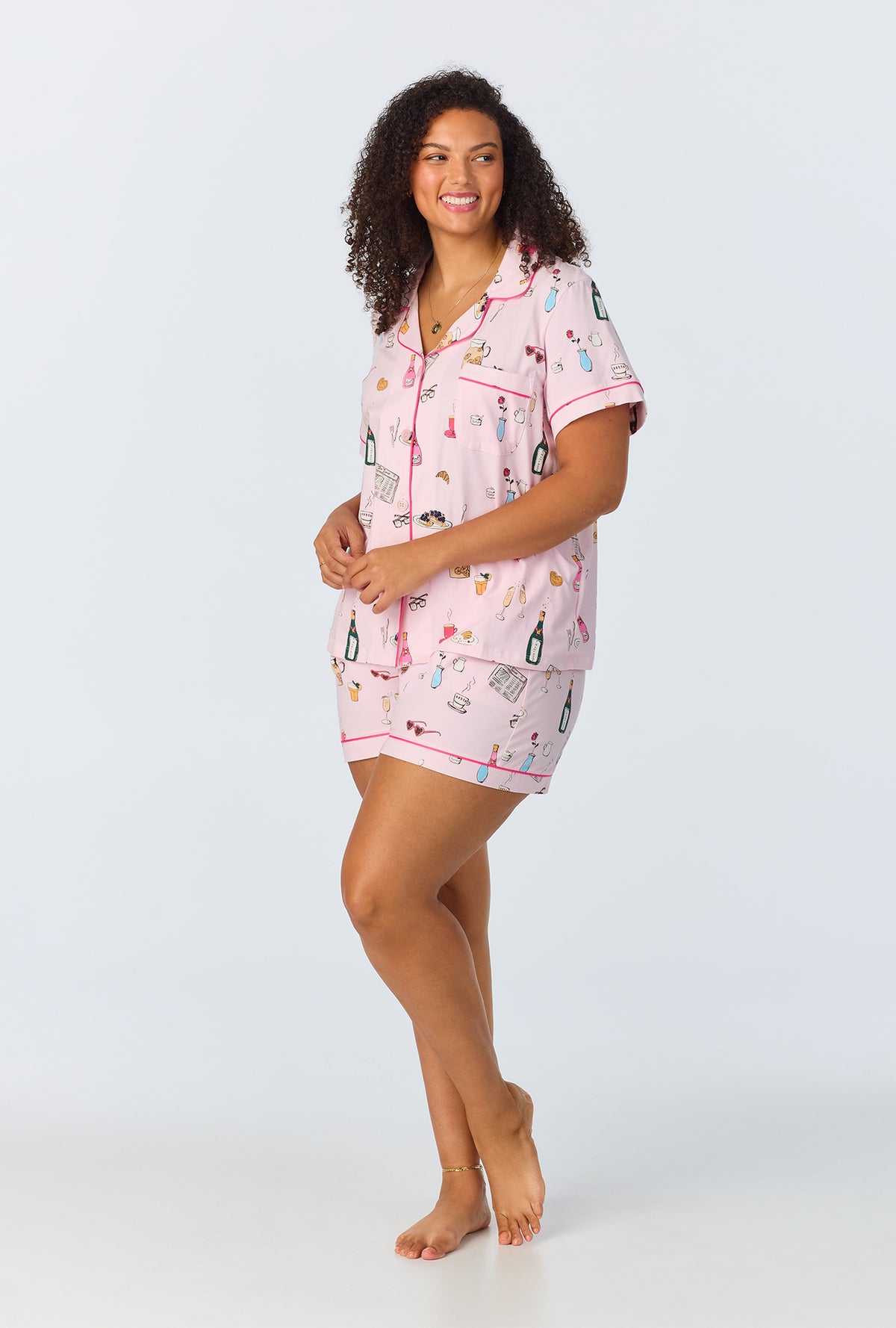 BedHead Pajamas Women's Let's Do Brunch Short Pajama Set - Multi - Size XS BedHead Pajamas Women's Let's Do Brunch Short Pajama Set - Multi - Size XS