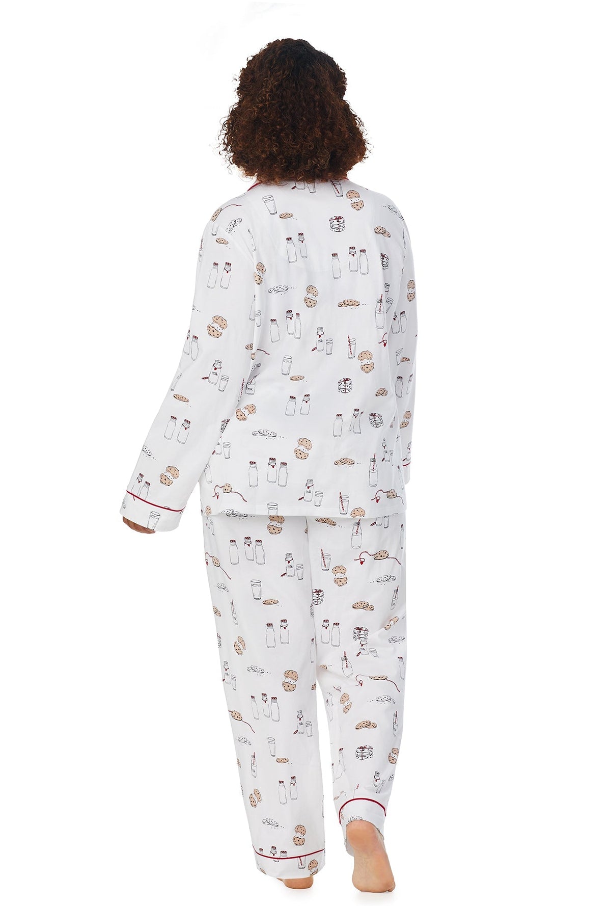 Milk and Cookies Long Sleeve Classic Stretch Jersey PJ Set - Bedhead Pajamas